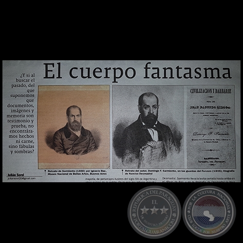 EL CUERPO FANTASMA - Por JULIÁN SOREL - Domingo, 10 de Setiembre de 2017